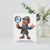 Humorous Customizable Any Occasion Postcard ポストカード (スタンド正面)