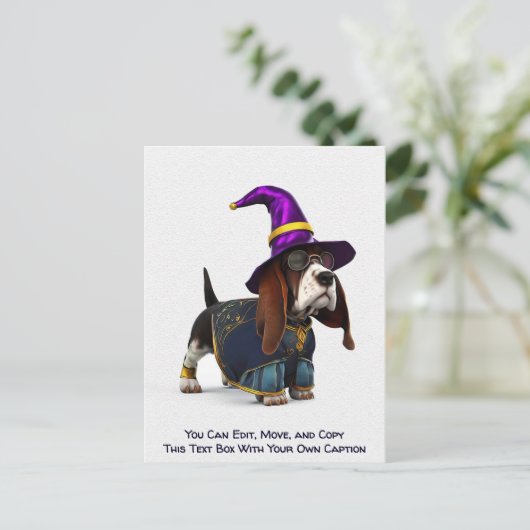 Humorous Customizable Any Occasion Postcard ポストカード (スタンド正面)