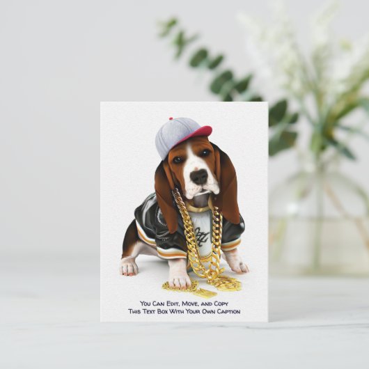 Humorous Customizable Any Occasion Postcard ポストカード (スタンド正面)