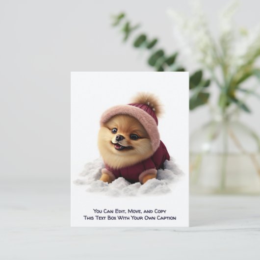 Humorous Customizable Any Occasion Postcard ポストカード (スタンド正面)