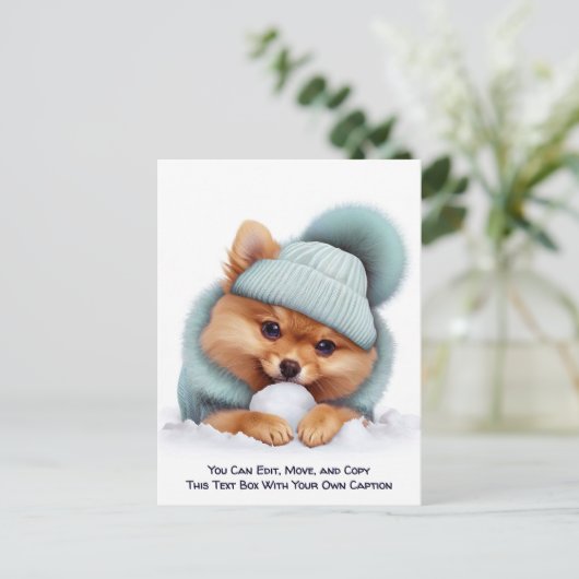 Humorous Customizable Any Occasion Postcard ポストカード (スタンド正面)