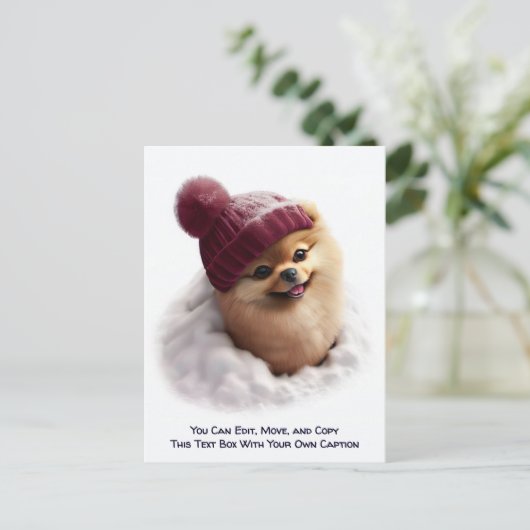 Humorous Customizable Any Occasion Postcard ポストカード (スタンド正面)