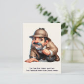 Humorous Customizable Any Occasion Postcard ポストカード (スタンド正面)