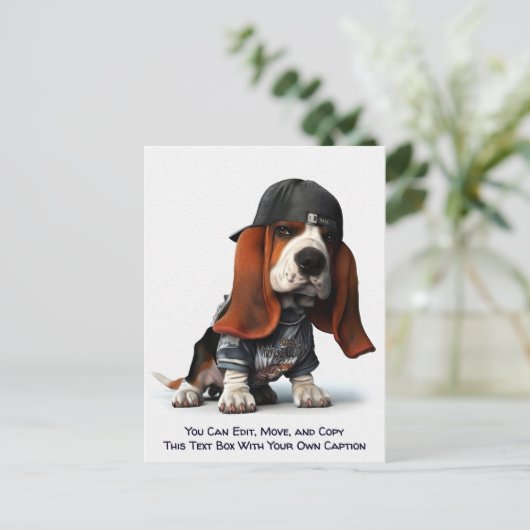 Humorous Customizable Any Occasion Postcard ポストカード (スタンド正面)