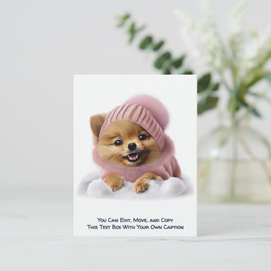 Humorous Customizable Any Occasion Postcard ポストカード (スタンド正面)