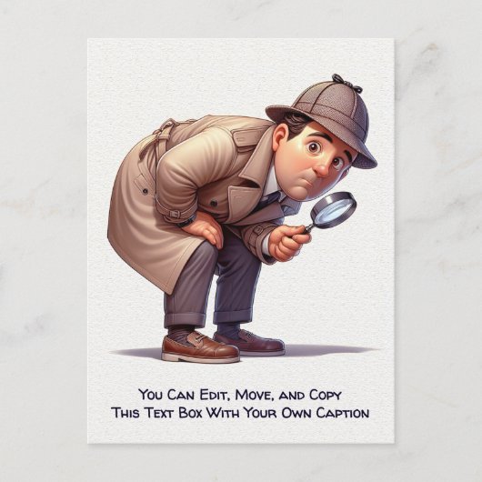 Humorous Customizable Any Occasion Postcard ポストカード (正面)
