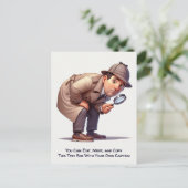 Humorous Customizable Any Occasion Postcard ポストカード (スタンド正面)