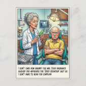 Humorous Dentist Office Cartoon ポストカード (正面)