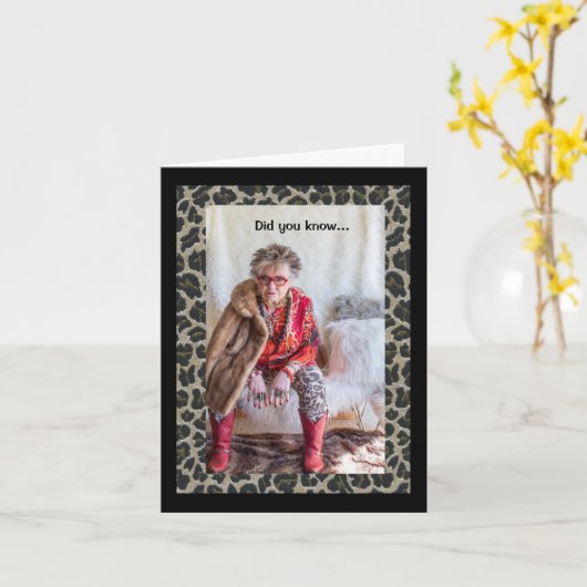 Humorous finding that Stressed means Desserts Card カード (黄色い花)