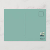 Humorous Florida Keys WPA Art Postcard ポストカード (裏面)