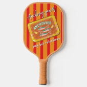 Humorous fun quirky Pickleball Paddle ピックルボールラケット (裏面)