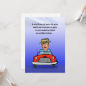 Humorous Get Well laxative joke カード (正面/裏面インサイチュ)