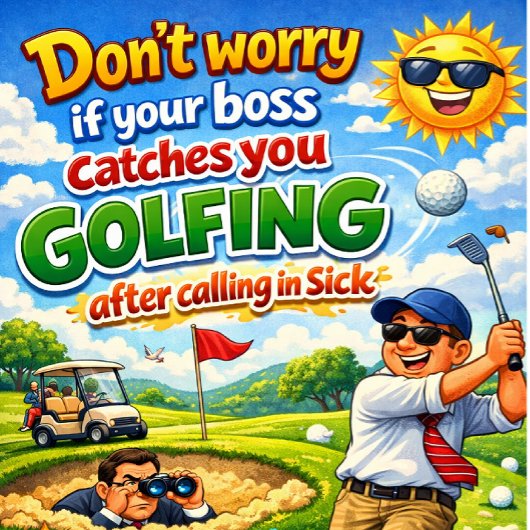 Humorous get well wish カード