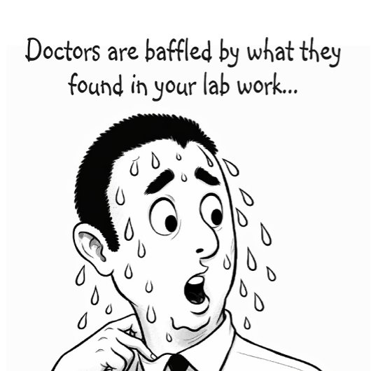 Humorous get well wish カード