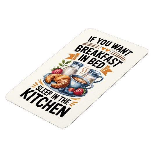Humorous Gift for Home & Breakfast Lovers マグネット (左側)