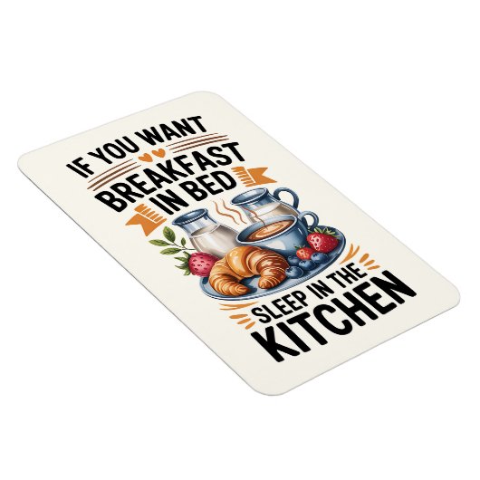 Humorous Gift for Home & Breakfast Lovers マグネット (右側)