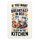 Humorous Gift for Home & Breakfast Lovers マグネット (縦)