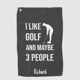 Humorous Golf Gifts Funny Golfer Humor Joke ゴルフタオル