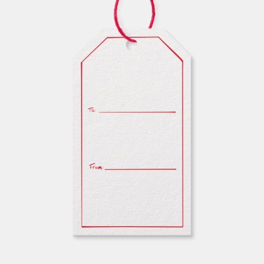 Humorous Handwritten Gift Tag ギフトタグ (裏面)