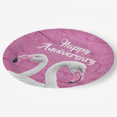 Humorous Happy Anniversary Paper Plates  ペーパープレート (アングル)