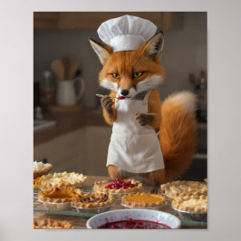 Humorous Holiday Mishap: Flicker's Pie Testing ポスター