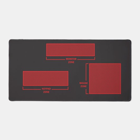 Humorous Office Zone Mouse Pad デスクマット (正面)