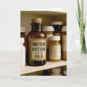 Humorous Old Age Potion Medicine Bottle カード (正面)