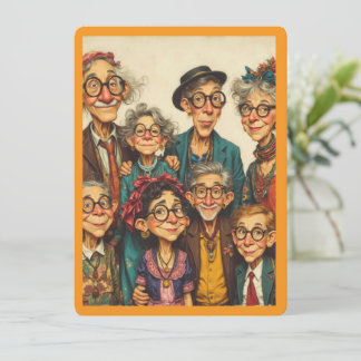 Humorous Party Invite | Retirement Birthday  招待状