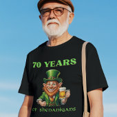 Humorous Saint Patrick's 70th Birthday Celebration Tシャツ