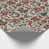 Humorous Satirical Christmas Wrapping Paper ラッピングペーパー (角)