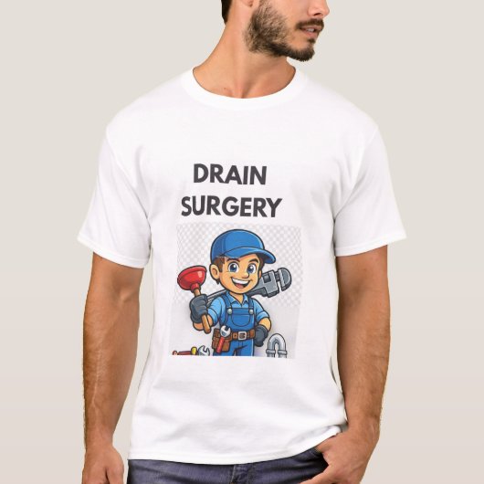 Humorous Tee for Plumber and family and friends. Tシャツ (正面)