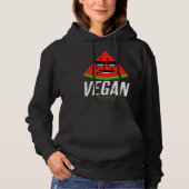 Humorous Vegan Buddy Artwork パーカ (正面)