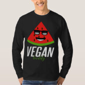 Humorous Vegan Buddy Artwork Tシャツ (正面)