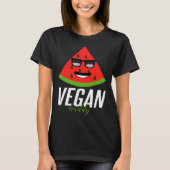 Humorous Vegan Buddy Artwork Tシャツ (正面)