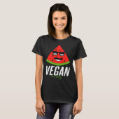 Humorous Vegan Buddy Artwork Tシャツ (正面フル)