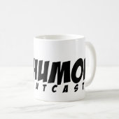 HumorOutcasts.comの2016年のロゴ コーヒーマグカップ (正面右)