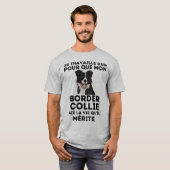 humour border collie tシャツ (正面フル)