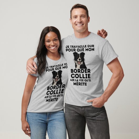 humour border collie tシャツ (ユニセックス)
