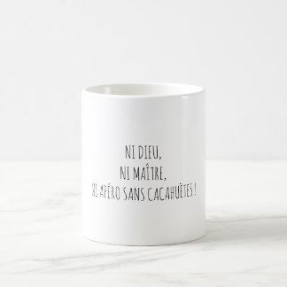 Humour Dieu Maître Apéro Citation Drôle Français コーヒーマグカップ
