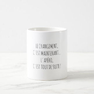 Humour Politique Apéro Citation Drôle Français コーヒーマグカップ