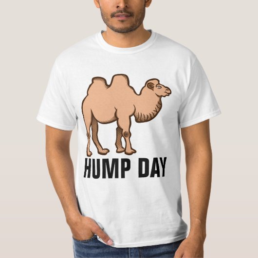 HUMP DAY、おもしろいTシャツ Tシャツ (正面)