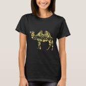 Hump S Camelflage Camouflage Camel Tシャツ (正面)