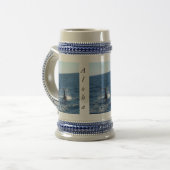 humpbackクジラ尾 ビールジョッキ (正面左)