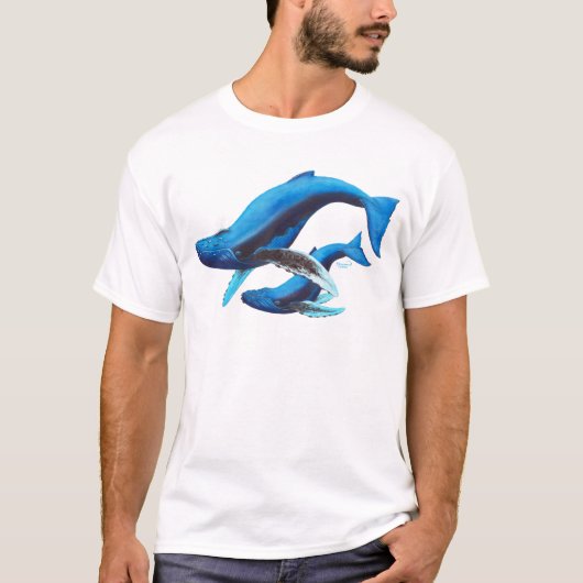 Humpback及び子牛 Tシャツ (正面)