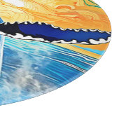 Humpback Sunset Leap Art カッティングボード (角)