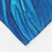 Humpback Sunset Leap Art フリースブランケット (角)