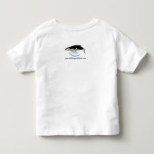 HUMPBACK WHALE – 海洋動物グラフィック – トドラーTシャツ (裏面)
