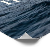 Humpback Whale Breaching at Sunset ポスター (角)