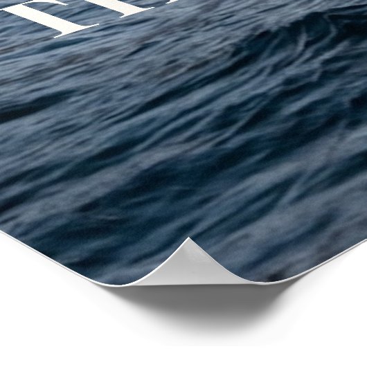 Humpback Whale Breaching at Sunset ポスター (角)