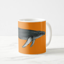 Humpback whale mug コーヒーマグカップ